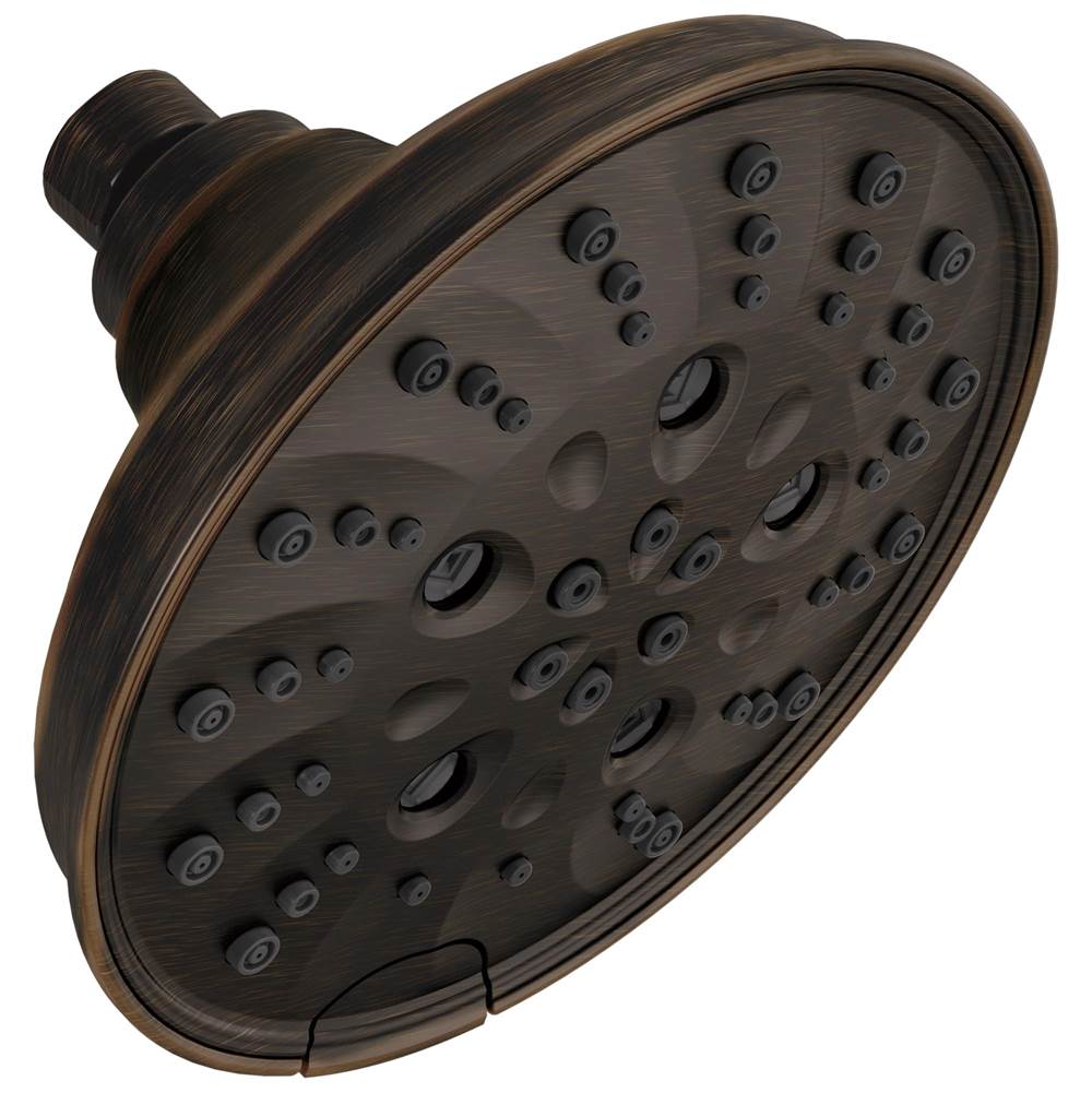 Delta Faucet - Universal Showering Components H2OKinetic5-Setting Traditional Raincan Shower Head - Venetian Bronze
