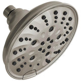 Delta Faucet - Universal Showering Components H2Okinetic 5-Setting Traditional Raincan Shower Head - LumicoatÂ® Stainless