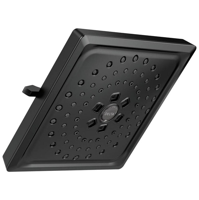 Delta Faucet - Universal Showering Components H2OKinetic3-Setting Raincan Shower Head - Matte Black