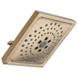 Delta Faucet - Universal Showering Components H2Okinetic 3-Setting Raincan Shower Head - LumicoatÂ® Champagne Bronze