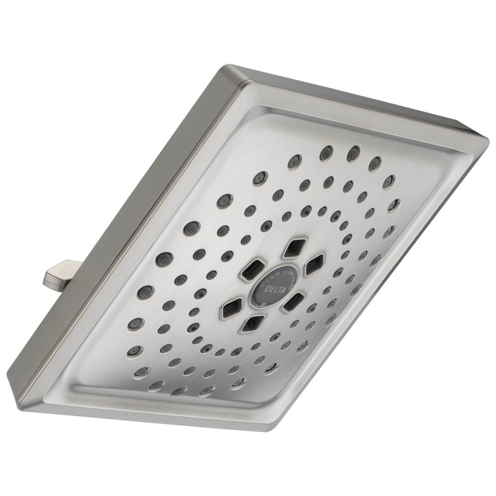 Delta Faucet - Universal Showering Components H2OKinetic3-Setting Raincan Shower Head - LumicoatÂ® Stainless