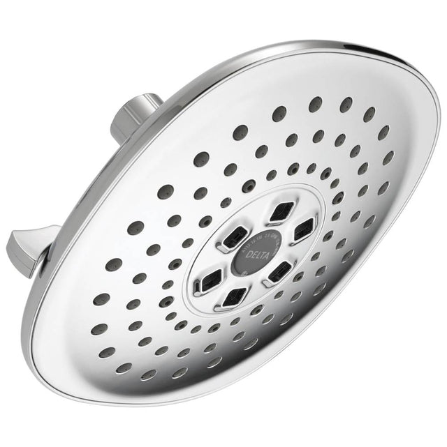 Delta Faucet - Universal Showering Components H2OKinetic 3-Setting Raincan Shower Head - Chrome