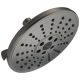 Delta Faucet - Universal Showering Components H2Okinetic 3-Setting Raincan Shower Head - LumicoatÂ® Black Stainless