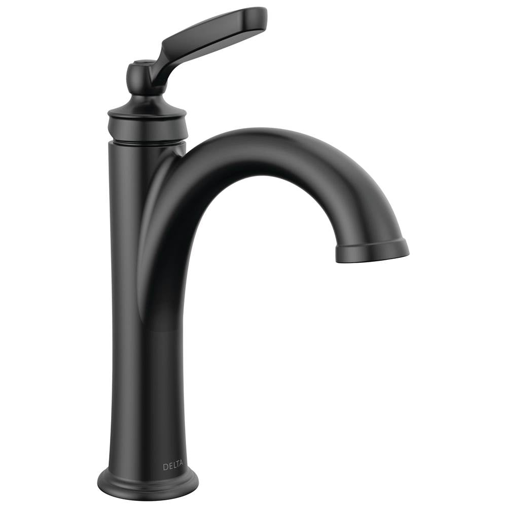 Delta Faucet - WoodhurstE Single Handle Bathroom Faucet - Matte Black