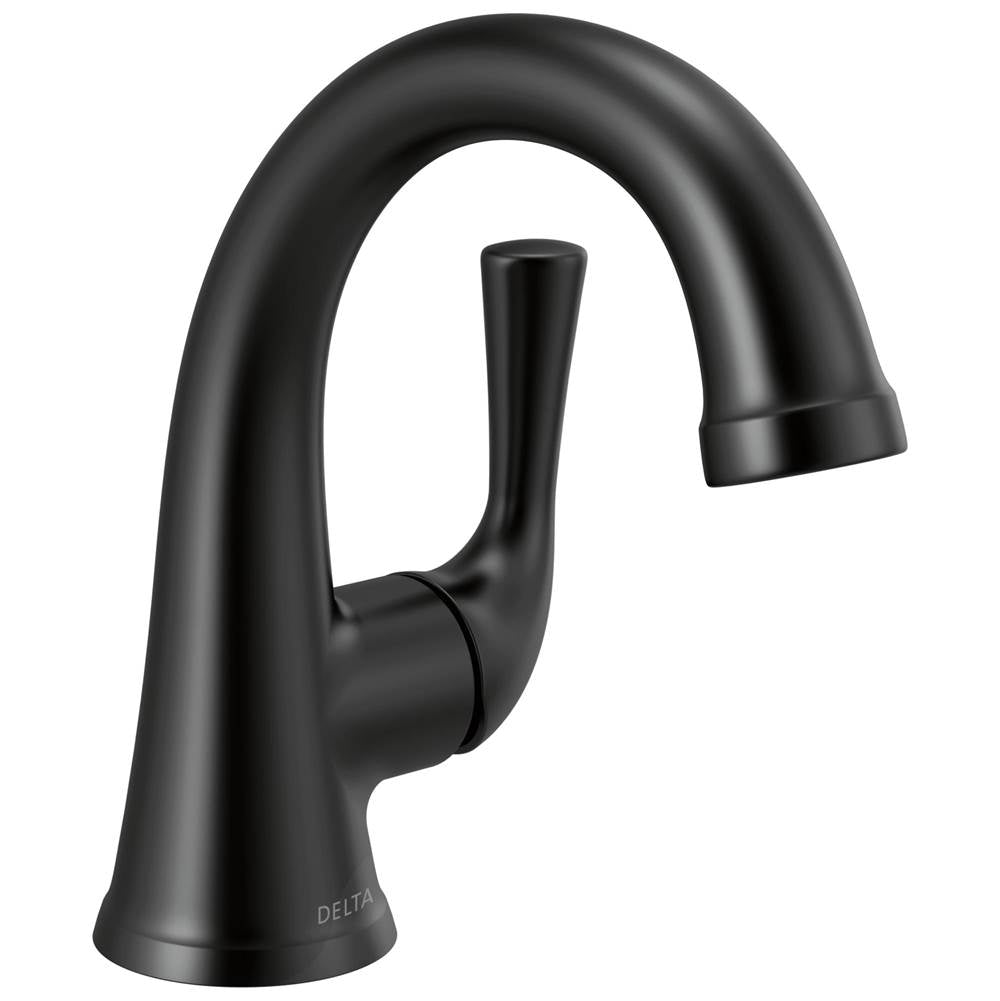 Delta Faucet - KayraE Single Handle Bathroom Faucet - Matte Black