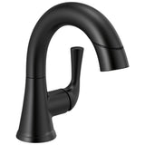 Delta Faucet - KayraE Single Handle Pull-Down Bathroom Faucet - Matte Black