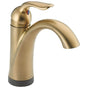 Delta Faucet - Lahara Single Handle Bathroom Faucet with Touch<sub>2</sub>O.xt Technology - Champagne Bronze
