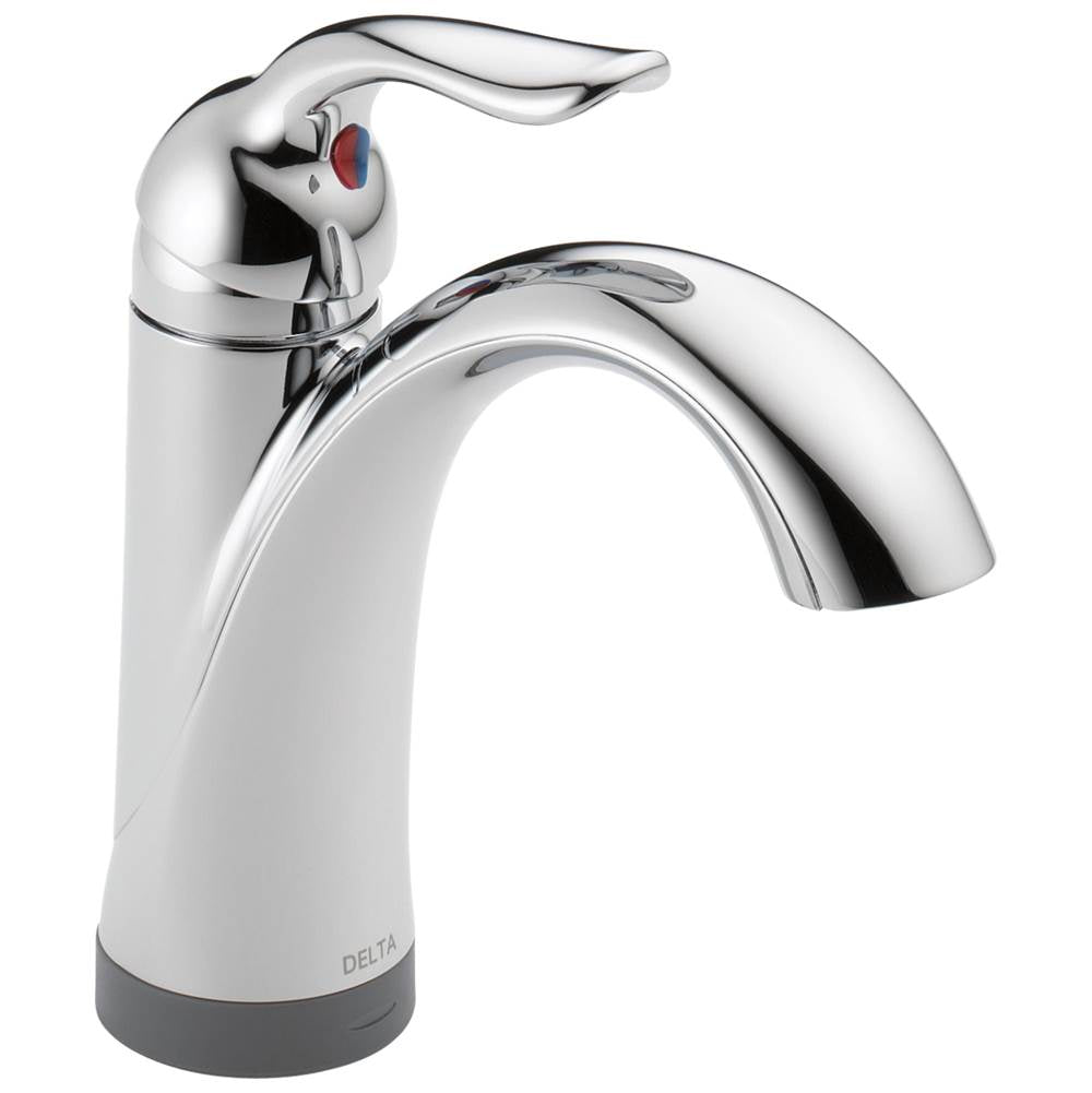 Delta Faucet - Lahara Single Handle Bathroom Faucet with Touch<sub>2</sub>O.xt Technology - Chrome