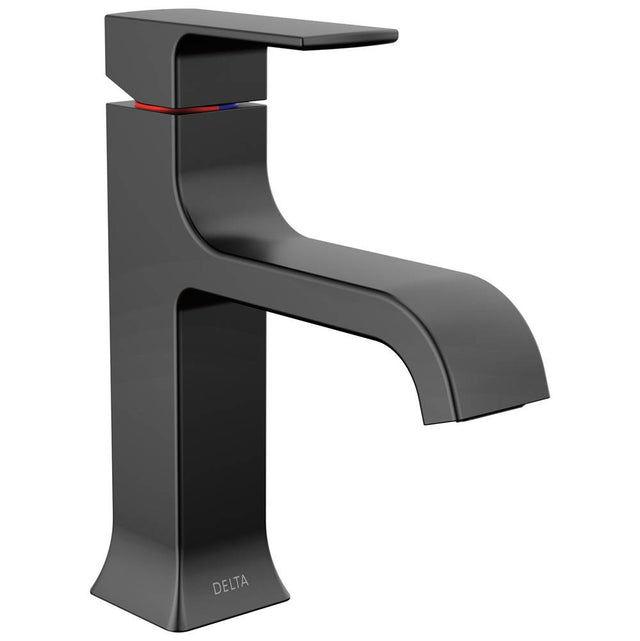 Delta Faucet - VelumE Single Handle Bathroom Faucet - Matte Black