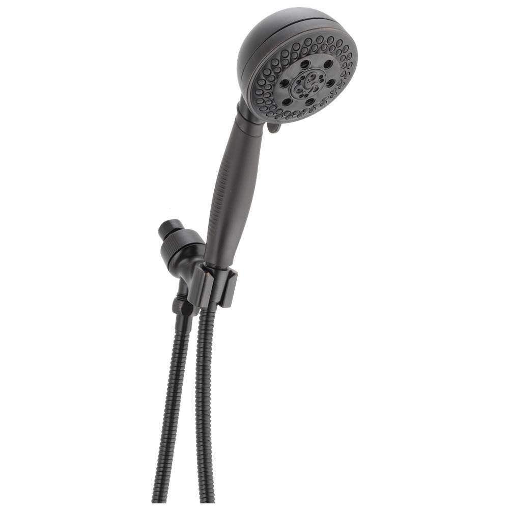 Universal Showering Components H2Okinetic 5-Setting Shower Mount Hand Shower