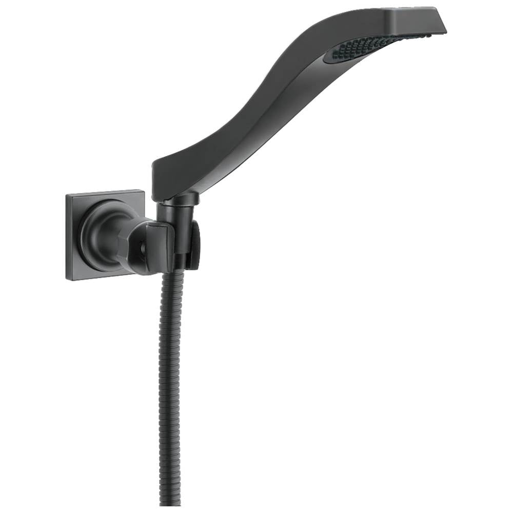 Delta Faucet - DrydenE Premium Single-Setting Adjustable Wall Mount Hand Shower - Matte Black