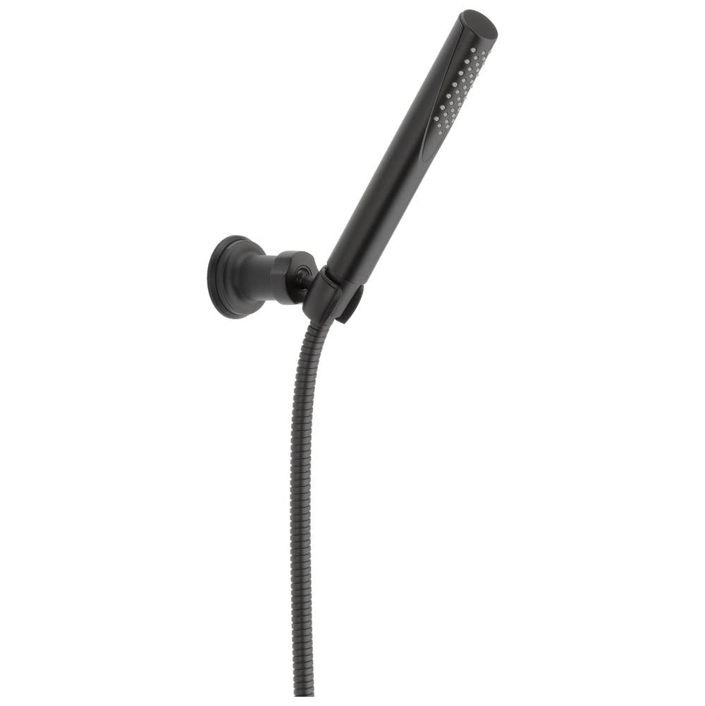 Delta Faucet - Grail Premium Single-Setting Adjustable Wall Mount Hand Shower - Matte Black
