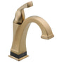 Delta Faucet - DrydenE Single Handle Bathroom Faucet with Touch<sub>2</sub>O.xt Technology - Champagne Bronze