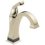 Delta Faucet - DrydenE Single Handle Bathroom Faucet with Touch<sub>2</sub>O.xt Technology - Polished Nickel