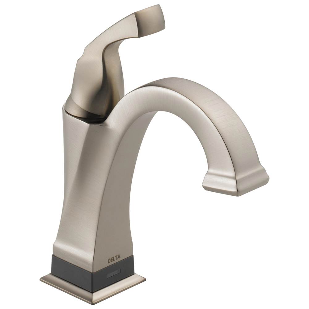 Delta Faucet - DrydenE Single Handle Bathroom Faucet with Touch<sub>2</sub>O.xt Technology - Stainless