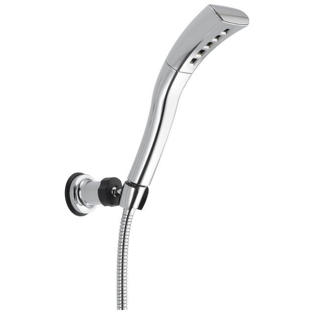 Delta Faucet - Universal Showering Components H2OKinetic Single-Setting Adjustable Wall Mount Hand Shower - Chrome