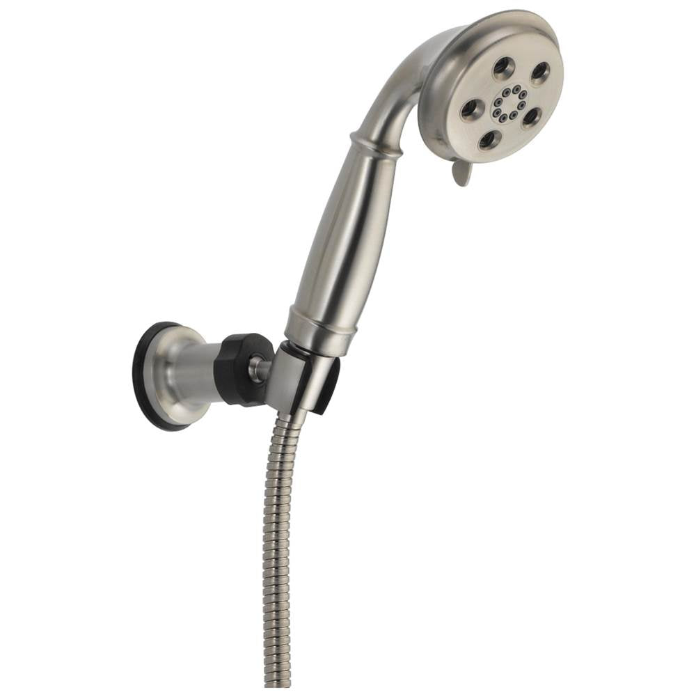 Delta Faucet - Universal Showering Components H2OKinetic3-Setting Adjustable Wall Mount Hand Shower - Stainless