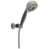 Universal Showering Components H2OKinetic 5-Setting Adjustable Wall Mount Hand Shower