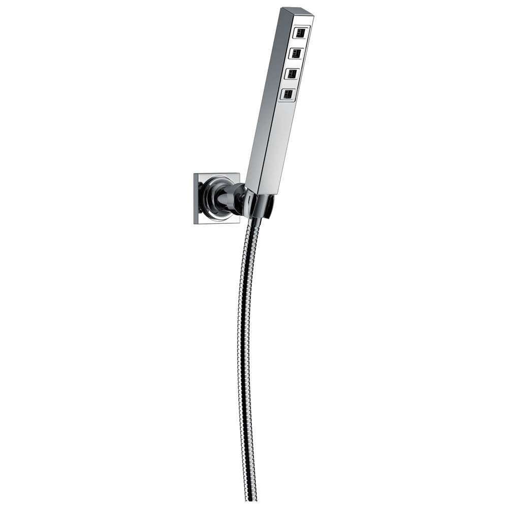 Delta Faucet - Universal Showering Components H2OKineticSingle-Setting Adjustable Wall Mount Hand Shower - LumicoatÂ® Chrome