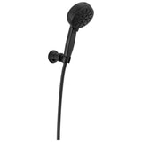 Delta Faucet - Universal Showering Components 7-Setting Wall Mount Hand Shower with Cleaning Spray - Matte Black