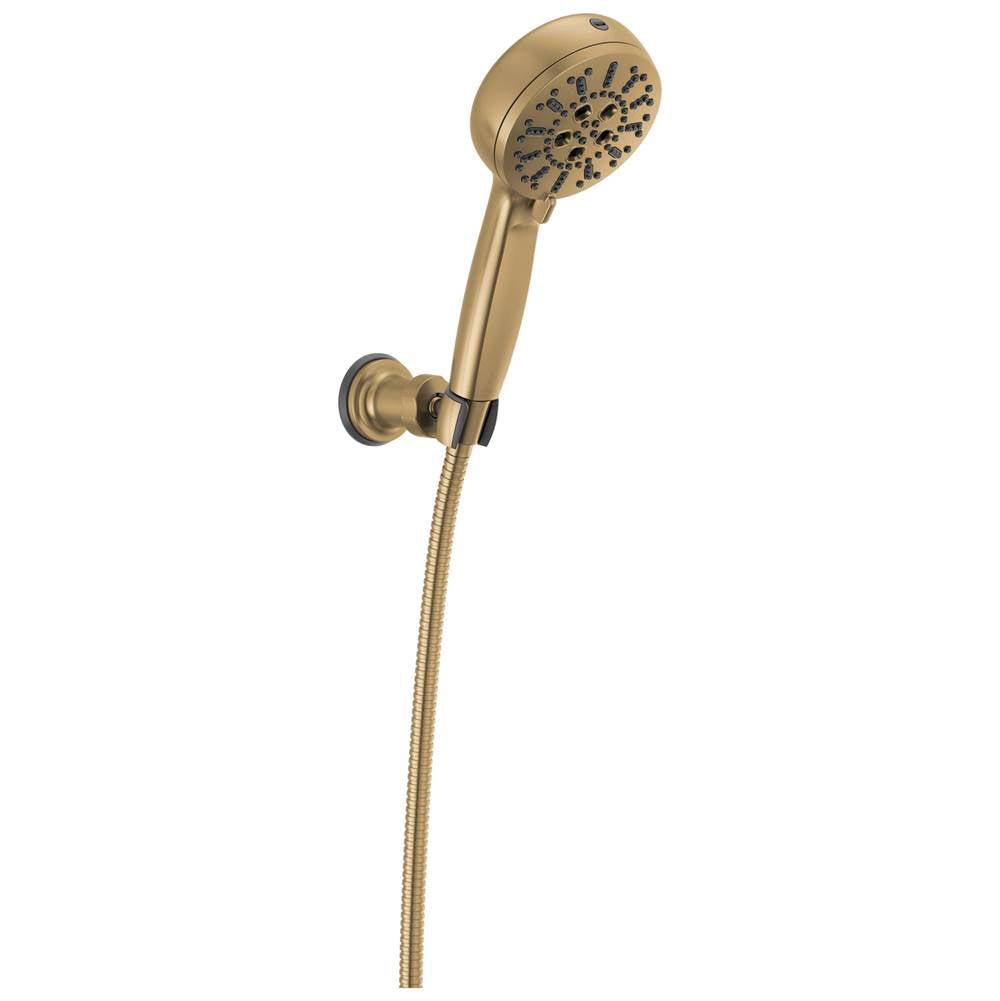 Delta Faucet - Universal Showering Components 7-Setting Wall Mount Hand Shower with Cleaning Spray - LumicoatÂ® Champagne Bronze