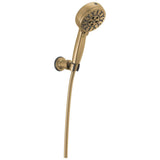 Delta Faucet - Universal Showering Components 7-Setting Wall Mount Hand Shower with Cleaning Spray - LumicoatÂ® Champagne Bronze