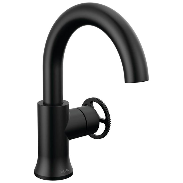 Delta Faucet - Trinsic Single Handle Bathroom Faucet - Matte Black