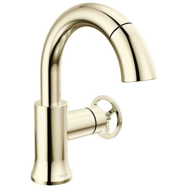 Delta Faucet - Trinsic Single Handle Pull Down Bathroom Faucet - Polished Nickel