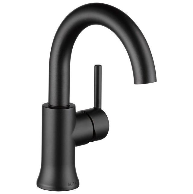 Delta Faucet - Trinsic Single Handle Bathroom Faucet - Matte Black