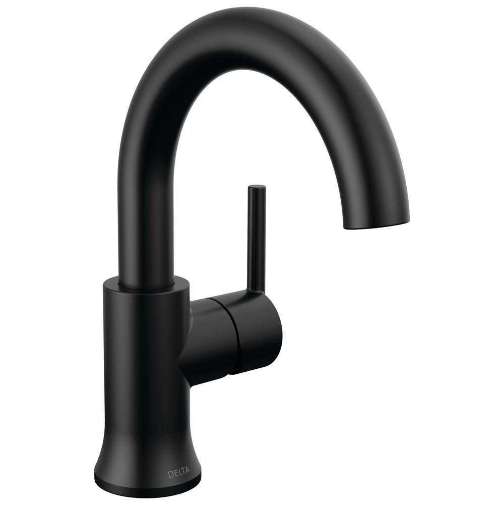 Delta Faucet - Trinsic Single Handle Bathroom Faucet - Matte Black