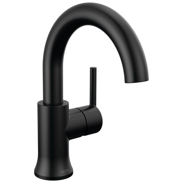 Delta Faucet - Trinsic Single Handle Bathroom Faucet - Matte Black