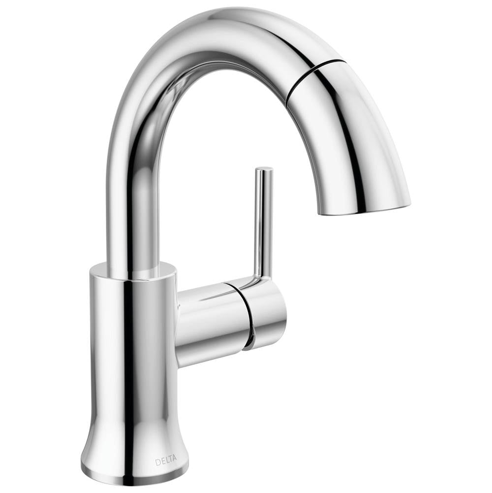 Delta Faucet - Trinsic Single Handle Pull Down Bathroom Faucet - Chrome