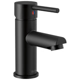 Delta Faucet - ModernE Single Handle Project-Pack Bathroom Faucet - Matte Black