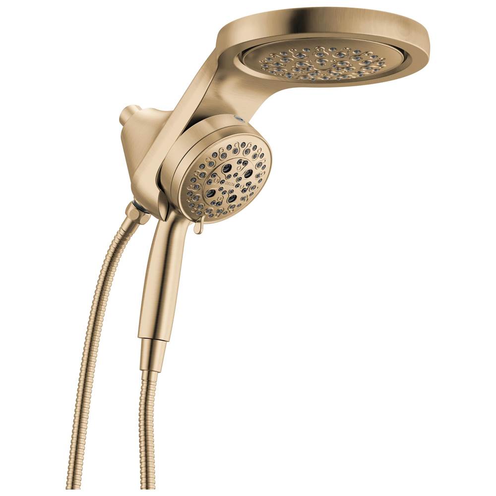 Delta Faucet - Universal Showering Components 6-Setting HydroRain with ProCleanE - LumicoatÂ® Champagne Bronze