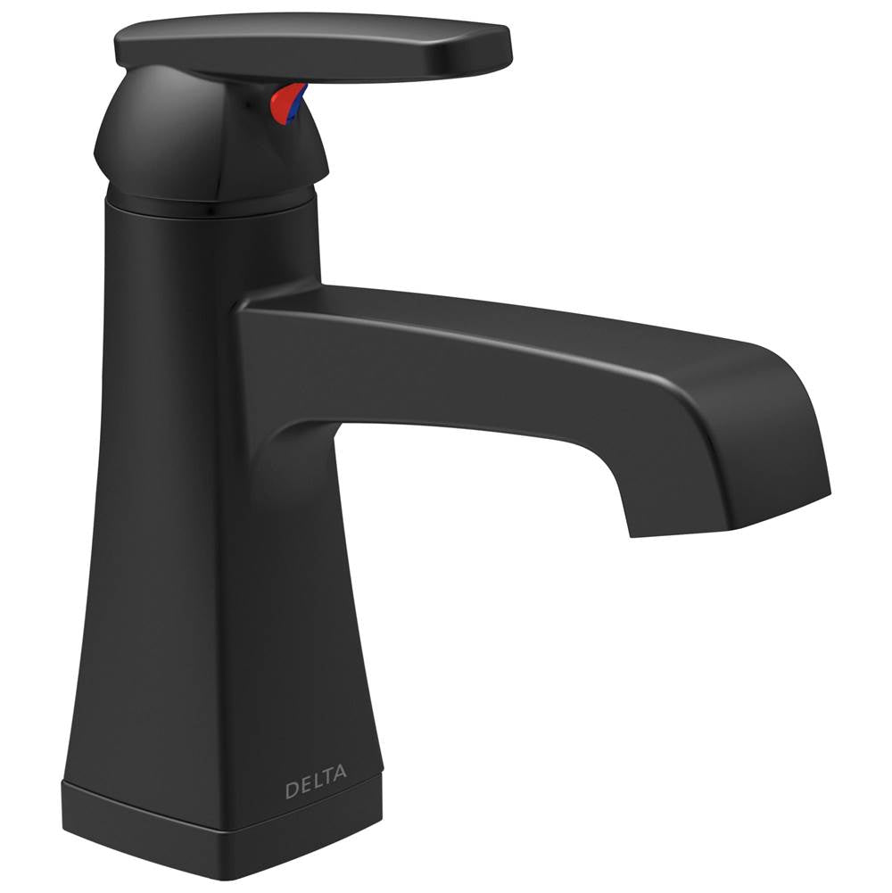 Delta Faucet - Ashlyn Single Handle Lavatory Faucet - Metal Pop-Up - Matte Black
