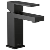 Delta Faucet - ModernE Single Handle Project-Pack Bathroom Faucet - Matte Black
