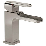Delta Faucet - Ara Single Handle Channel Bathroom Faucet - Stainless