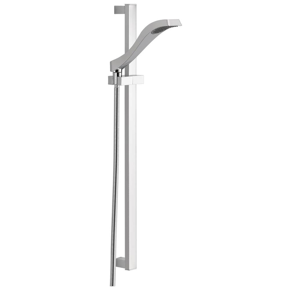 Delta Faucet - DrydenE Premium Single-Setting Slide Bar Hand Shower - Chrome