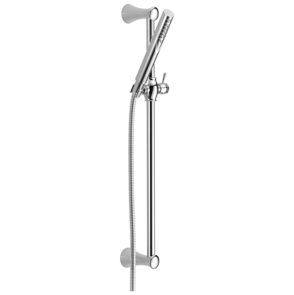 Delta Faucet - Grail Premium Single-Setting Slide Bar Hand Shower - Chrome