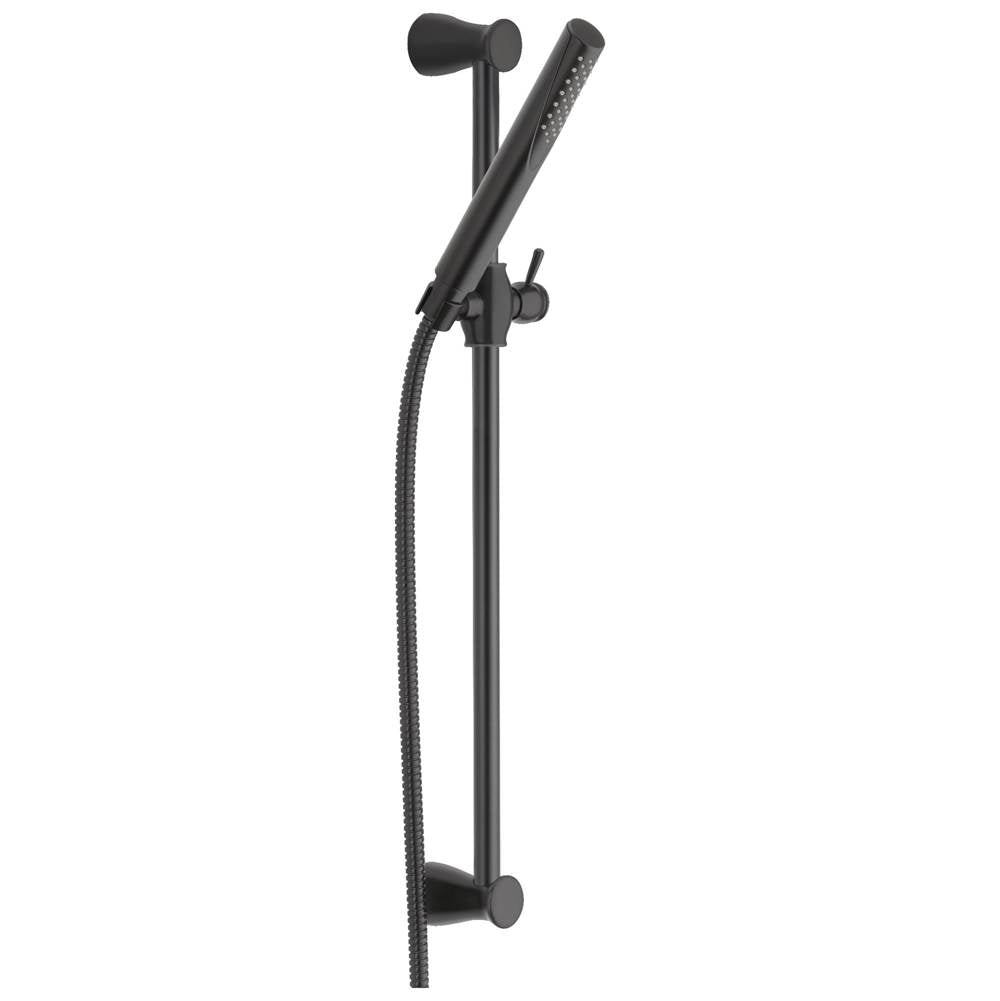 Delta Faucet - Grail Premium Single-Setting Slide Bar Hand Shower - Matte Black