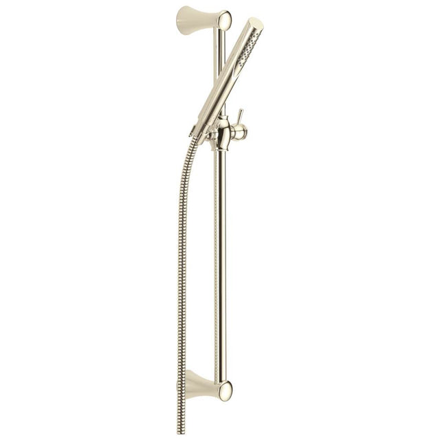 Delta Faucet - Grail Premium Single-Setting Slide Bar Hand Shower - Polished Nickel