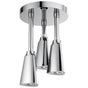 Delta Faucet - Universal Showering Components H2OKineticPendant Raincan Shower Head with LED Light - Chrome