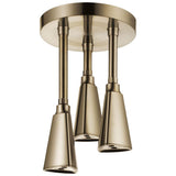 Delta Faucet - Universal Showering Components H2Okinetic Pendant Raincan Shower Head - Champagne Bronze