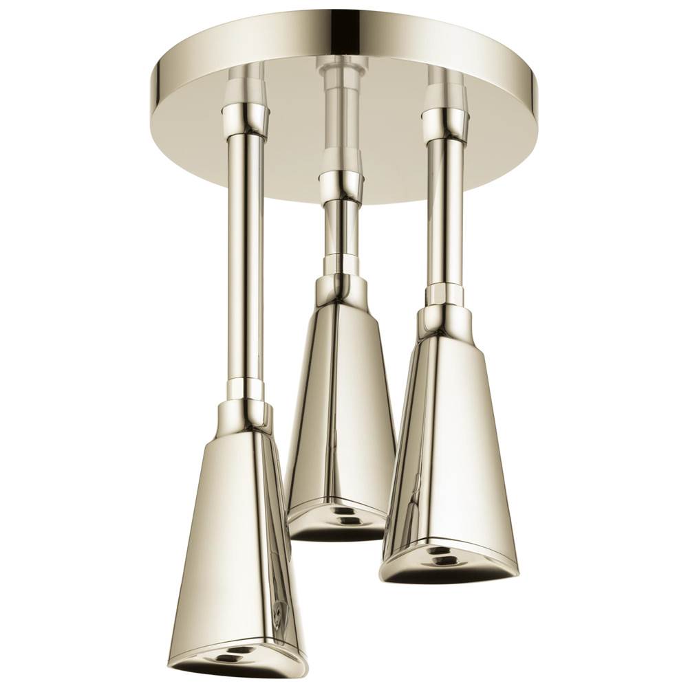 Delta Faucet - Universal Showering Components H2OKineticPendant Raincan Shower Head - Polished Nickel
