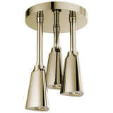 Delta Faucet - Universal Showering Components H2OKineticPendant Raincan Shower Head with LED Light - Polished Nickel