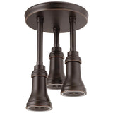 Delta Faucet - Universal Showering Components H2OKineticPendant Raincan Shower Head with LED Light - Venetian Bronze