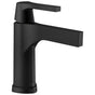 Delta Faucet - Zura Single Handle Bathroom Faucet with Touch<sub>2</sub>O.xt Technology - Matte Black