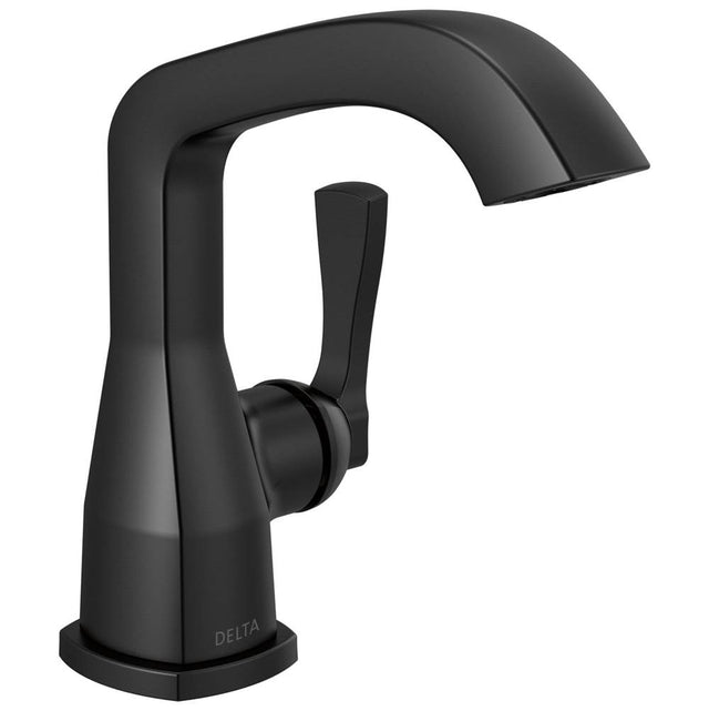 Delta Faucet - Stryke Single Handle Bathroom Faucet - Matte Black