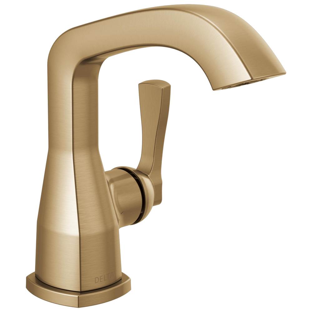 Delta Faucet - Stryke Single Handle Bathroom Faucet - Lumicoat Champagne Bronze