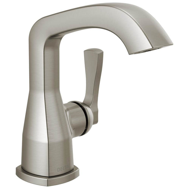 Delta Faucet - Stryke Single Handle Bathroom Faucet - Lumicoat Stainless